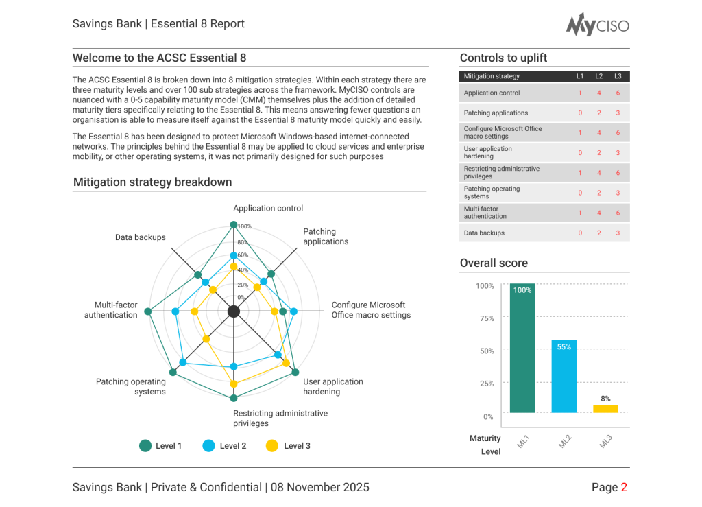 Essential 8 report - Summary